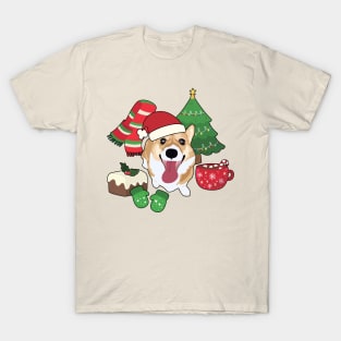 Christmas Essentials Corgi T-Shirt